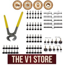 Complete 30 Pair High Heel Replacement Tips Set with Heel Pliers for Easy Repair