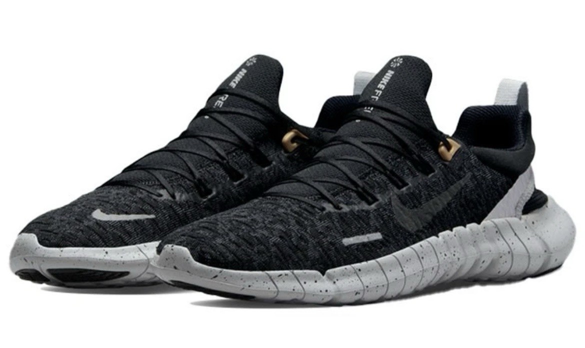 Nike Free Run 5.0 Next Nature Black Grey CZ1884-006 Men's Running