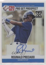 2021 Leaf Pro Set Metal 1990 Base Blue Rainbow 27/35 Reginald Preciado Auto 0w7
