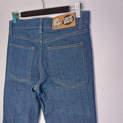 Cheap Monday Tight Italian Dry Raw Skinny Jeans Size 29 L30 Blue Denim