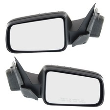 Power Mirror Set For 2008-11 Ford Focus Left Right Manual Fold Paintable 4 Caps Power Mirror Set For 2008-11 Ford Focus Left Right Manual Fold Paintable 4 Caps