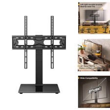 Universal TV Stand Fits 27-60 Inch LED LCD TV Swivel Height Adjustable Tabletop