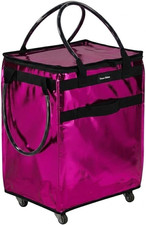 Reusable Grocery Bag on Wheels Large Capacity Shopping Trolley Foldable Rolling