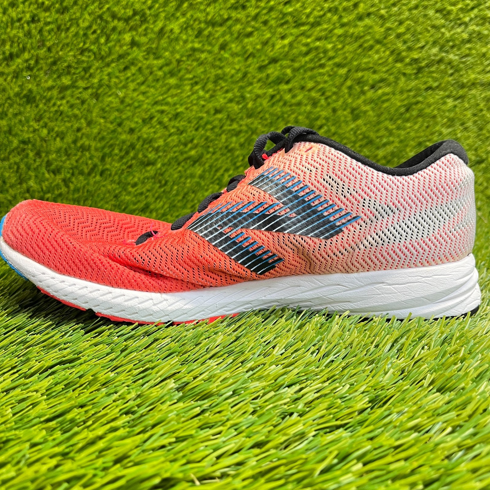 New Balance Racing 1400v6 Womens Size 7 Pink White Blue Running Shoes Sneakers thumbnail 2