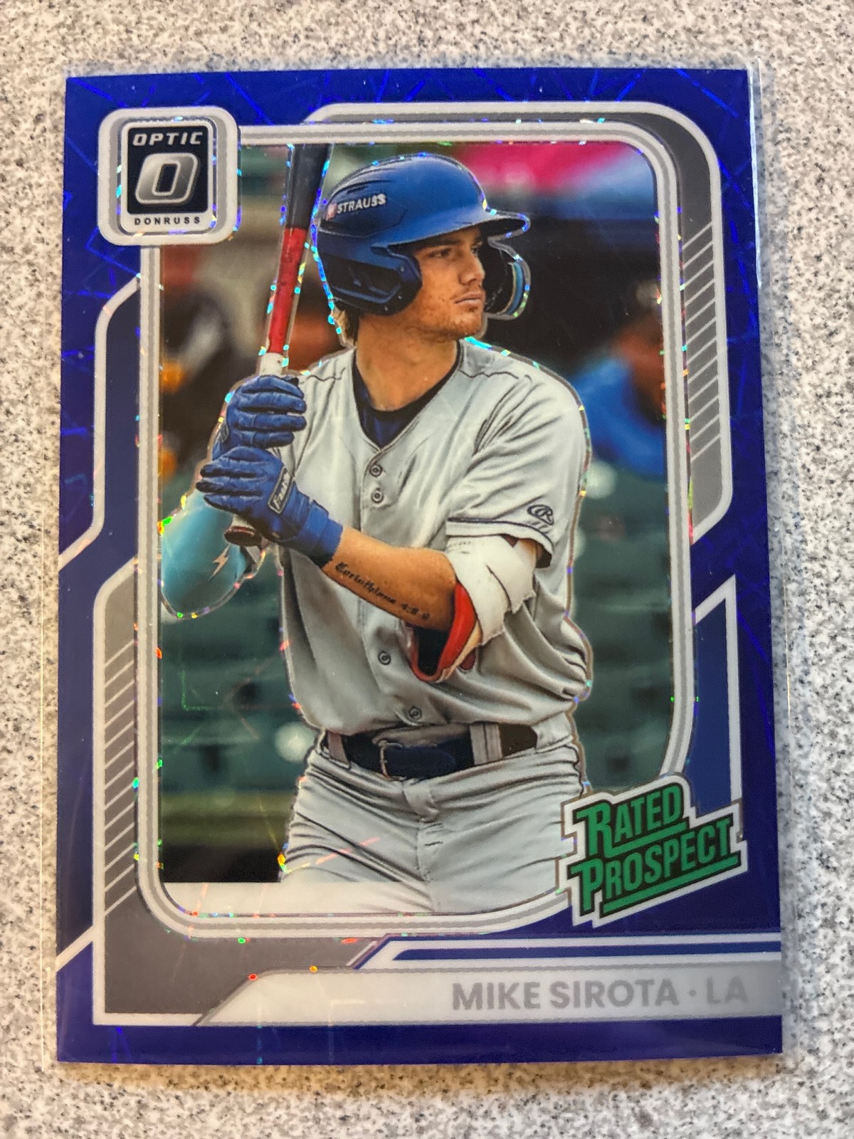 2026 Donruss #103 Mike Sirota Optic Blue Velocity