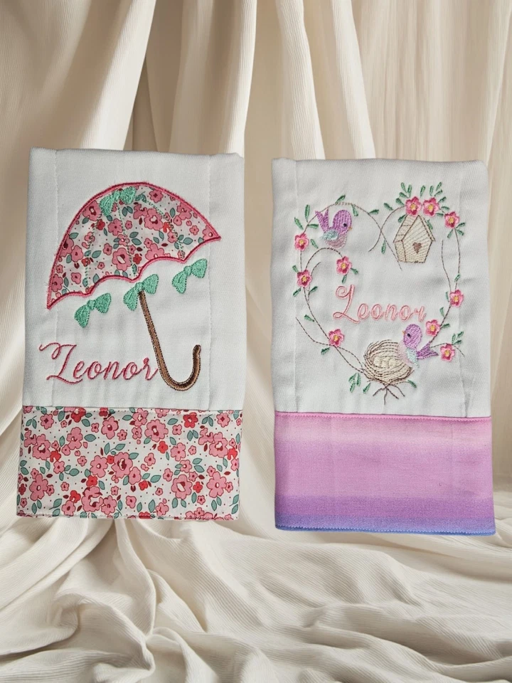 Paños bordados para bebé (pañales) Foto 4 de 4