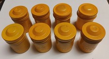 Empty Film Canisters Kodak Yellow Metal