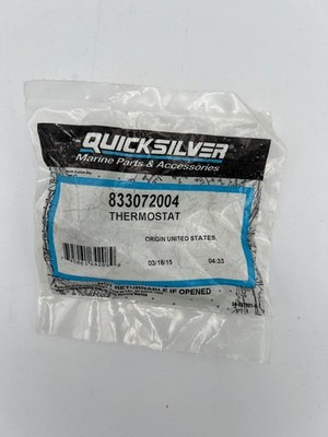 MERCURY QUICKSILVER OEM THERMOSTAT 75-90-125HP DFI 18-3537 833072002 833072004