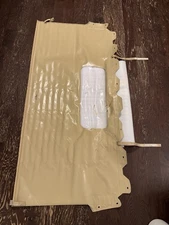 HMMWV HUMVEE HUMMER TAN REAR CURTAIN 2 Man Crew SOFT TOP  12340737-2,NEW OLD STK