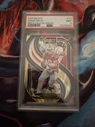2024 Panini Select - Premier Level Drake Maye #113 Red & Yellow Shock Prizm (RC)