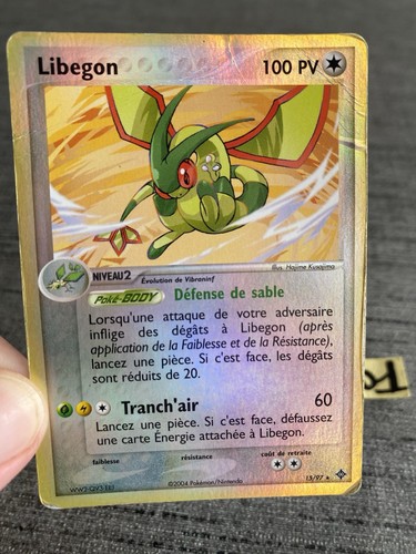 Carte Pokemon Libegon 15/97 Rare Reverse Français Occasion - Picture 3 of 8