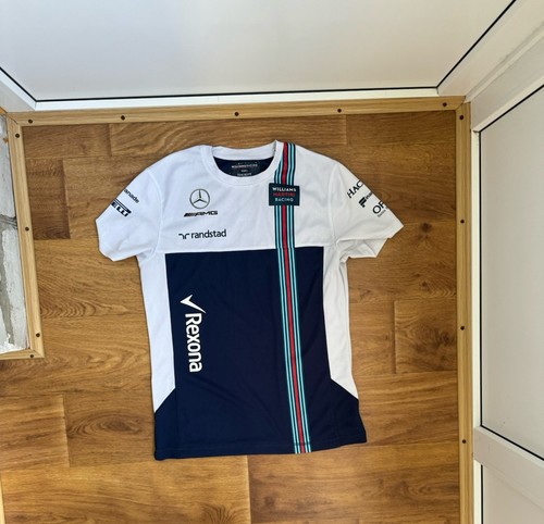 Williams Martini Racing F1 Polo Shirt Hackett Mercedes Team Top S blokecore
