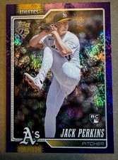 Jack Perkins #206 Purple Holofoil (RC) - 155/250 - 2026 Topps Series 1 Baseball