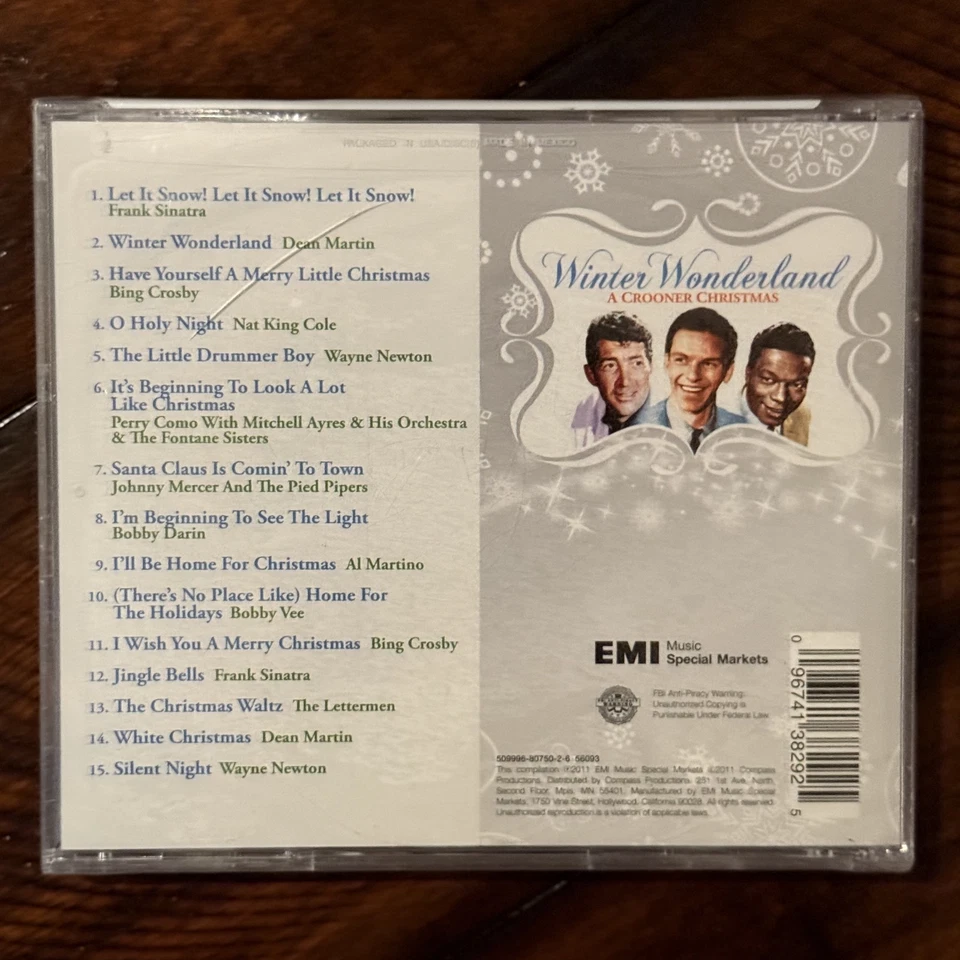 Winter Wonderland - A Crooner Christmas - Brand New - Same Day Shipping Foto 2 de 3