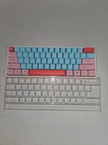 Skyloong GK6X Blue and Pink Keyboard TESTED and working 