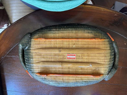 Vintage Shanghai Handicrafts Chinese Duck Basket Tray Goose Unusual - Picture 8 of 8