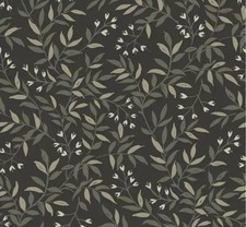 NuWallpaperOlivia Black Peel and Stick Wallpaper Roll