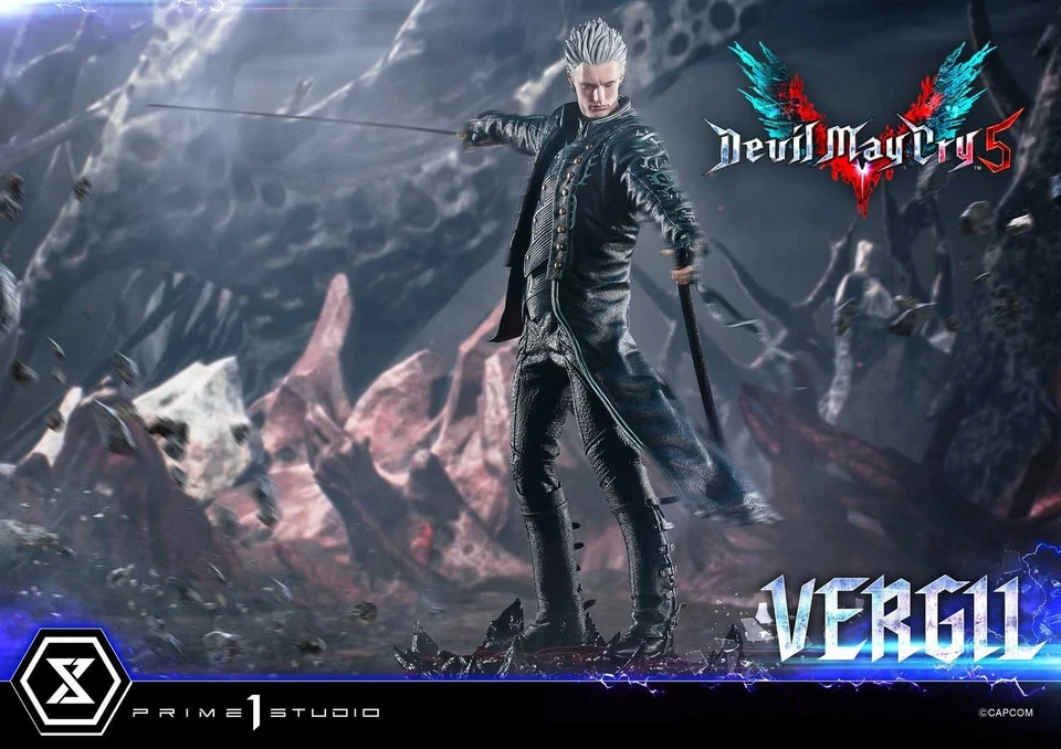 PREORDER Devil May Cry V Concept Masterline Series Statue 1/6 Vergil 39 cm - Immagine 3 di 4