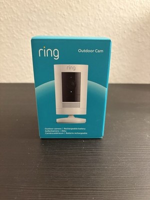 Ring Outdoor Cam Akku - HD-Sicherheitskamera - Weiß - NEU & OVP - Versiegelt