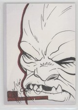 2010 Topps 1/1 Unknown Artist Barada Auto Sketch 0lm