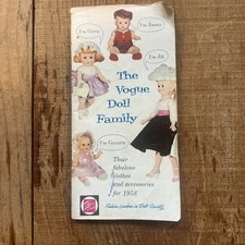 Vintage Vogue Jill Ginny Doll Family 1958 Catalog Booklet Pamphlet - 24 pgs