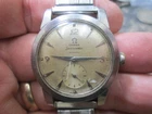 OMEGA STAINLESS SEAMASTER SCREWBACK AUTOMATIC CAL 344 MENS NONRUNNING WRISTWATCH