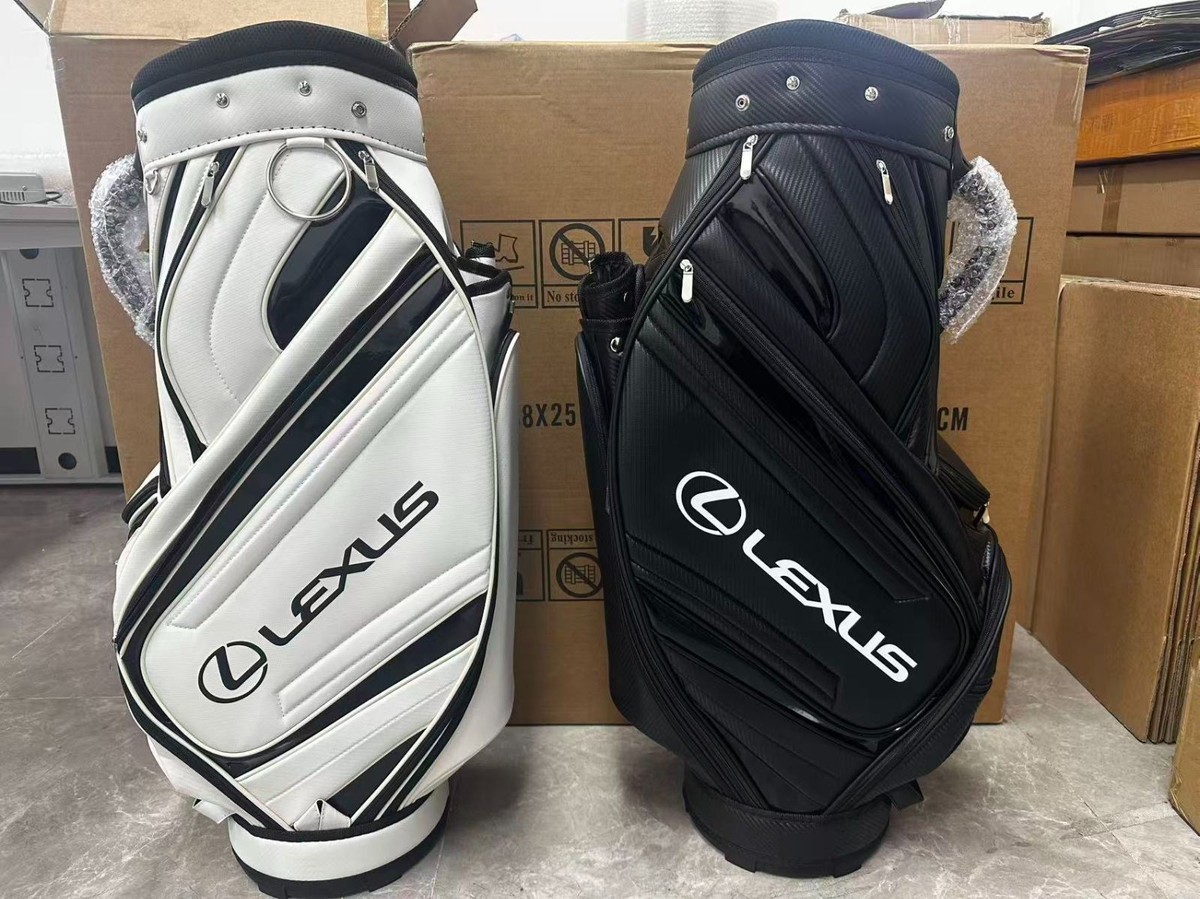 Lexus ブラック ゴルフハンドバッグ Lexus / Stand Golf Club Caddy Bag / Black / 5way / Japan / DHL