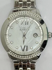 Invicta Angel Collection Watch 20312 Night Glow Date Crystals Mother of Pearl