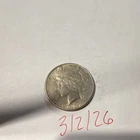 1923 Peace Dollar $1 Silver Coin Circulated Business Strike Uncertified
