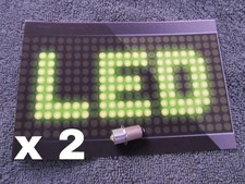 (2) Craftsman 19.2v Flashlights LED Replacement Bulbs / 5 Watt High Output