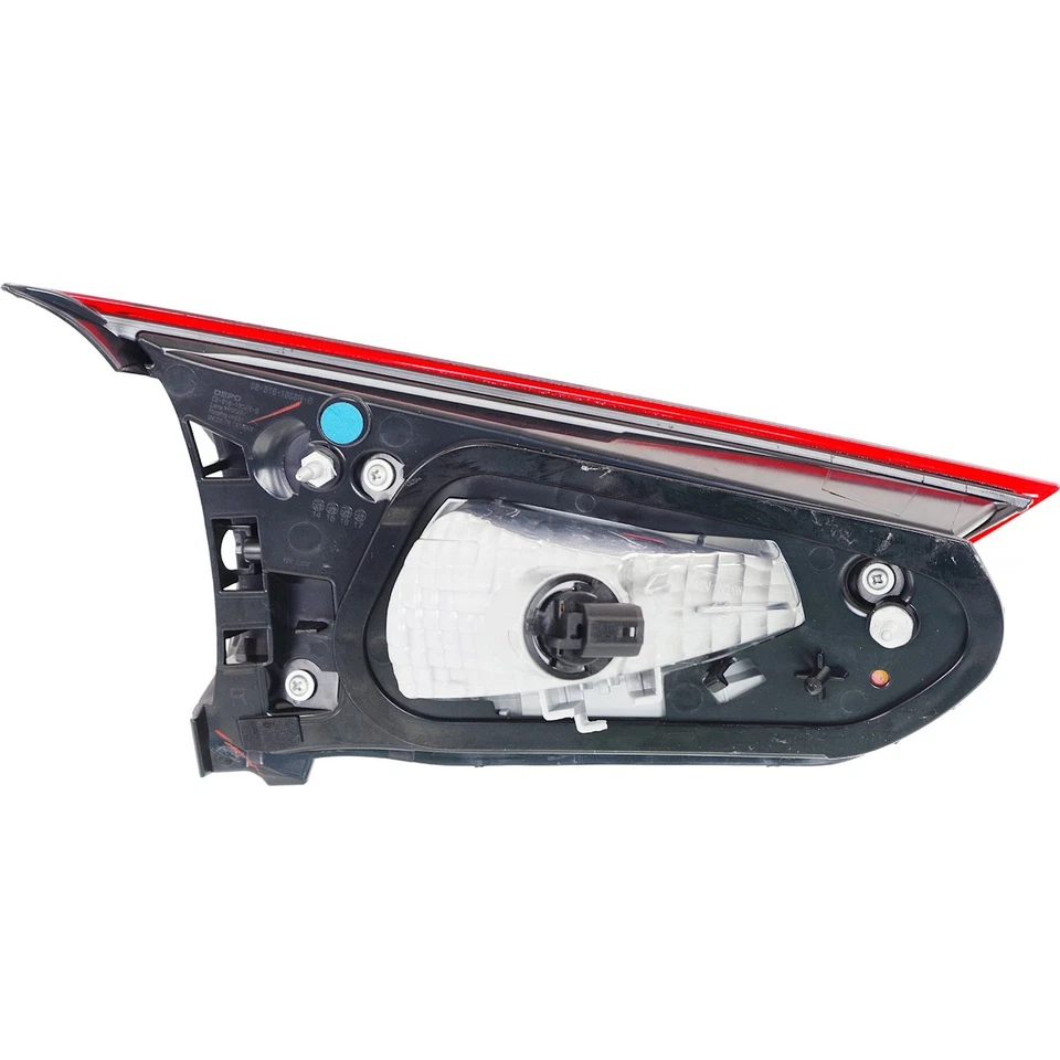 Juego de luces traseras para Mazda 3 3 Sport 2014-2018 interior derecho exterior transparente/rojo halógeno Foto 2 de 4