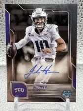2025 Bowman U Chrome Josh Hoover 1st Bowman Auto #BCA-JHO TCU Horned Frogs