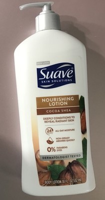 Suave Skin Solutions Nourishing Lotion Cocoa Shea Body Lotion ￼18fl Oz