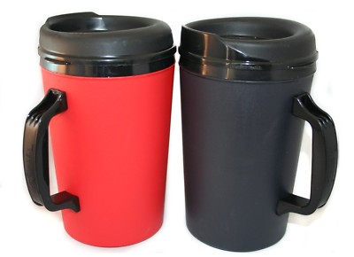 ThermoServ 2 Foam Insulated 34 oz ThermoServ Travel Mugs Black