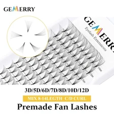 Premade Volume Fans Lashes 3D 5D 6D 10D Eyelash Extensions Bunches Russian Lash