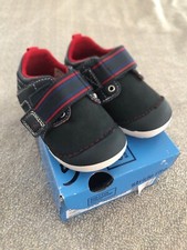 NEW Stride Rite Soft Motion Cameron navy red baby boy shoes sneakers 3M medium