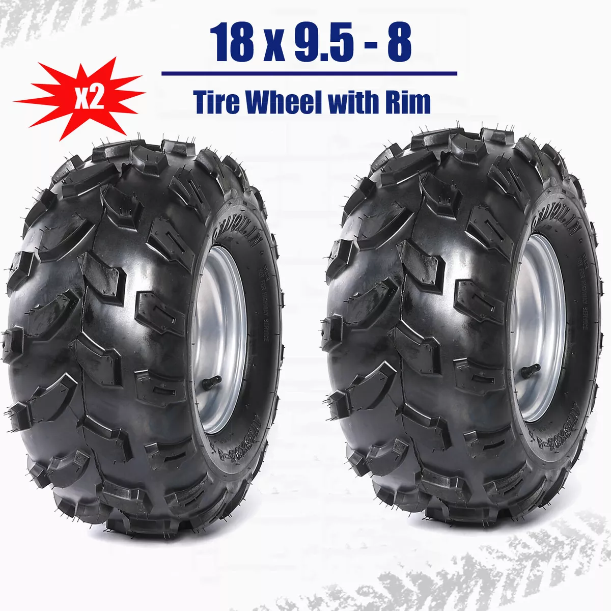 Lawn mower tire outlet off rim