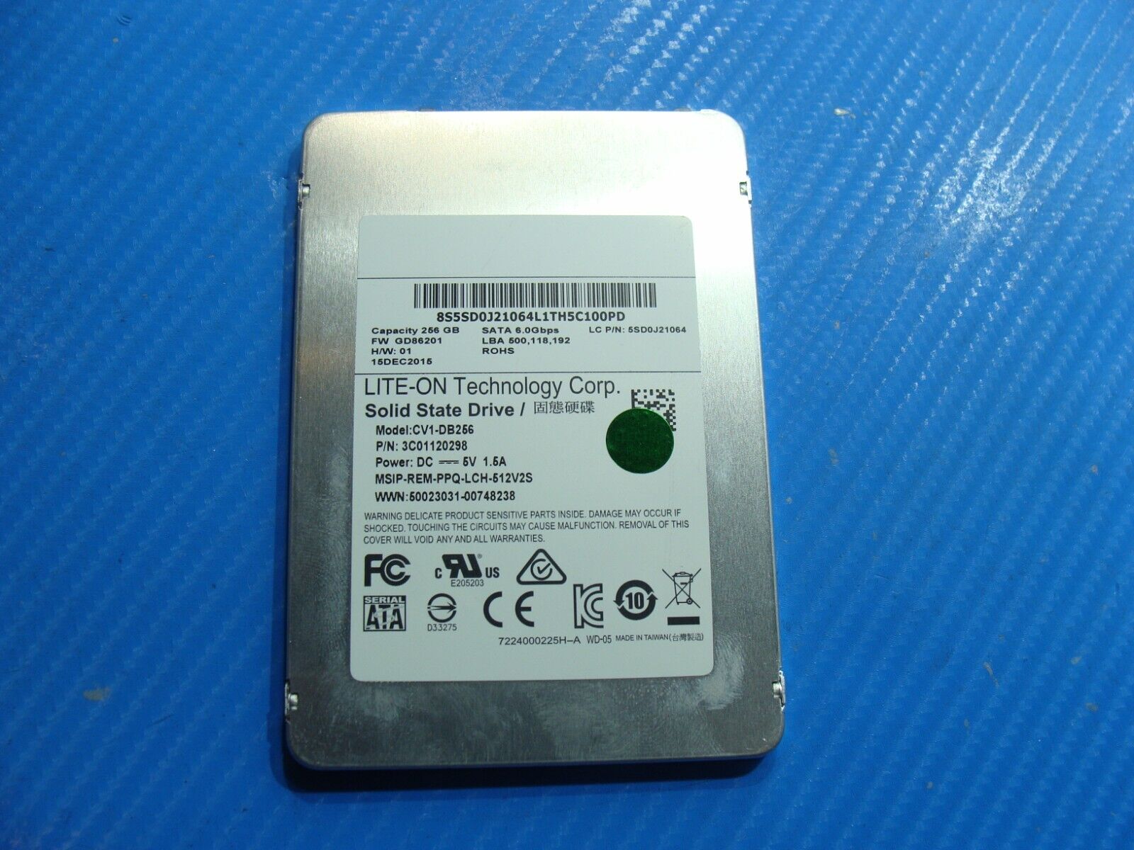 Lenovo 700-14ISK 256GB SATA 2.5&#034; SSD State Drive CV1-DB256 | eBay