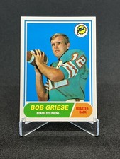 Bob Griese 2012 Topps '68 Reprint Rookie Card #196 Miami Dolphins
