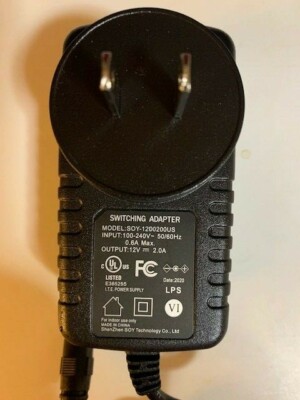 Onn Computer Monitor 22'', 24'', 27'', 32'' Power Cable - SOY-1200200US