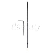 440mm Length 9mm Dia Black Steel Two Way Adjustment Guitar Truss Rod