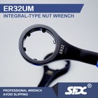 ER32 Nut Wrench ER32UM CNC Machine Collets Nuts Chuck Spanner Tool Accessories