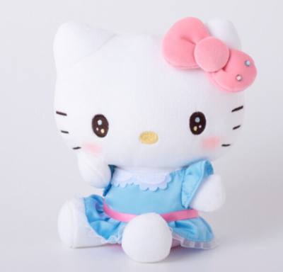 Hello Kitty Plush Toy Munyugurumi S BLUE H18cm 7.1