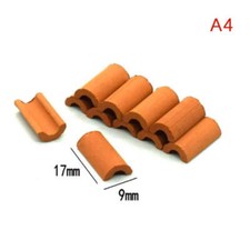 100 Pcs Roof Tiles Building Set Miniature Tiles Mini Dollhouse Shingles Fake Til