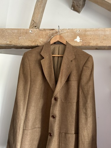 Blazer Chaqueta Deportiva Vintage DAKS Forrada 40T Lana Lino Seda DAKS Jermyn Street - Imagen 5 de 24