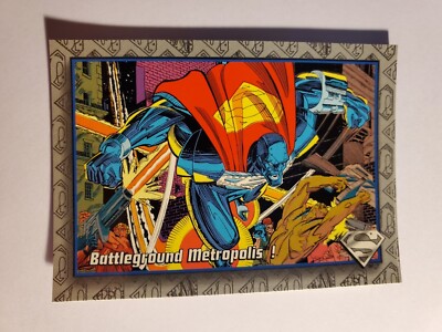 1993 DC Comics Skybox - The Return of Superman #41 Battleground Metropolis!  NMT