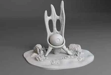 Lost In Space Invaders from the 5th Dimension 2 Alien Figures Landscape 3D print