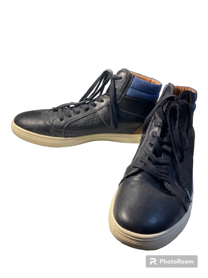 Zapato Deportivo Hombre Cuero, Hombre Talla 12 Aldo, Jean Negro y Marrón Detalles Tobillo. Foto 4 de 4