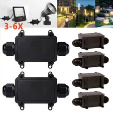 3/6 Outdoor IP68 Waterproof Junction Box 2 Way 6-11mm Wire Range Cable Connector