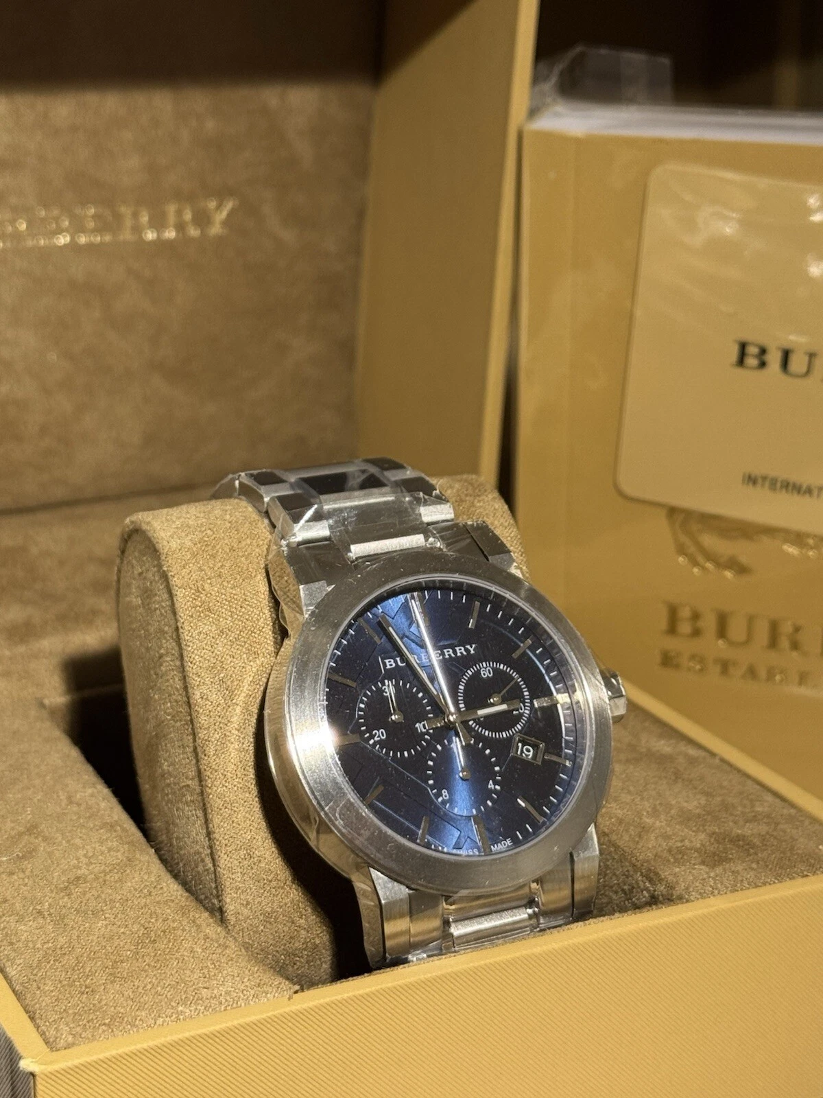 OROLOGIO uomo BURBERRY originale RRP280£ ⌚️